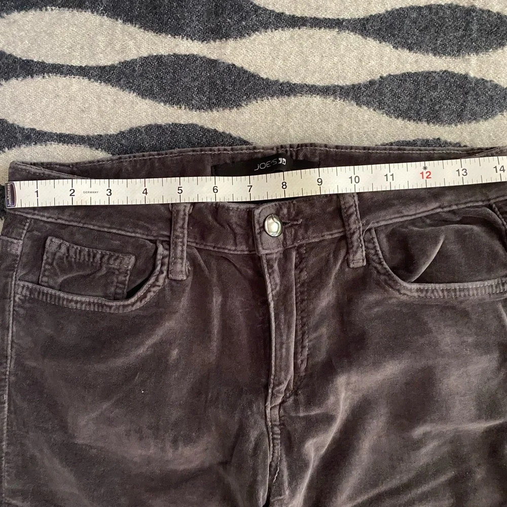 VTG Joe's Jeans Fit Skinny Vionaire Velvet Pinwale Corduroy Charcoal Size 28 - Picture 3 of 12